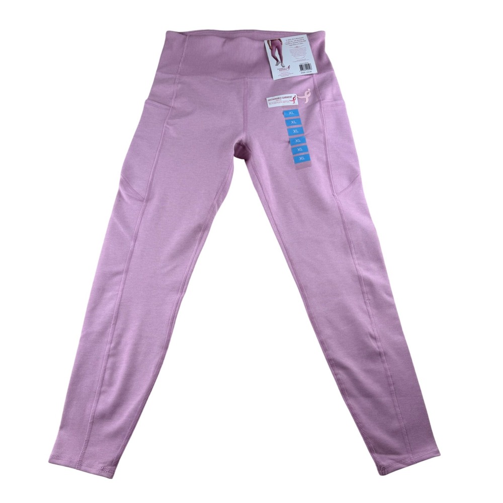 Earth‎ Yoga Susan G. Komen Pink High Waist Pocket Leggings XL NWT 286564